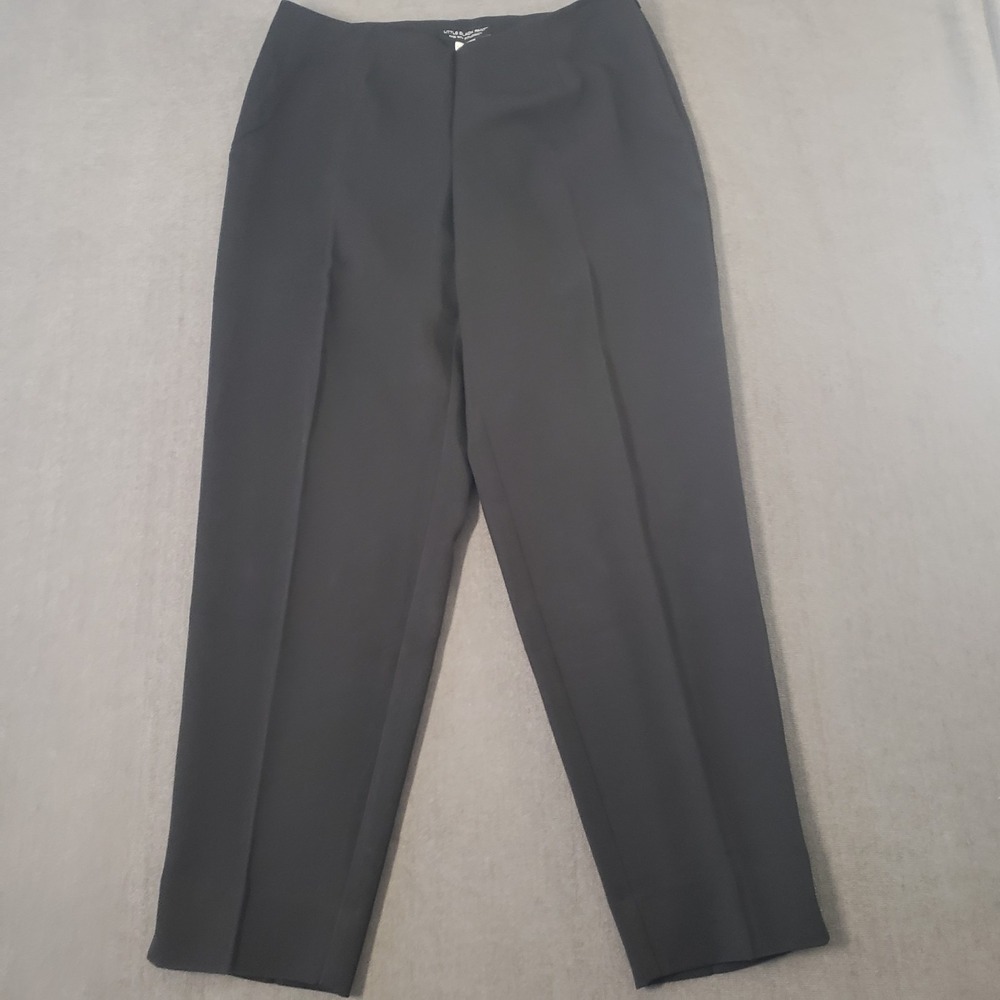 Little Black Pant Womens Size 14.3‎ Trouser Made With Fit Logic Black Straight